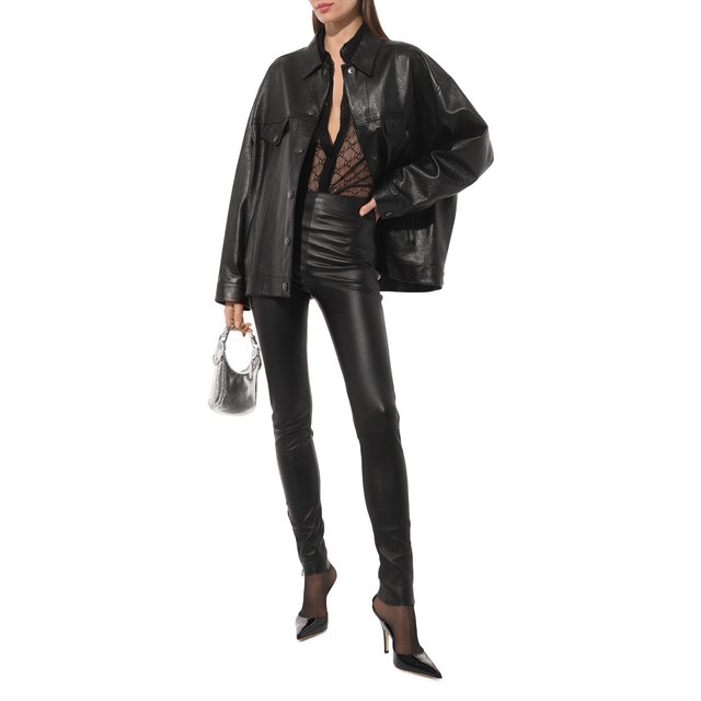 фото Кожаные брюки lorena antoniazzi