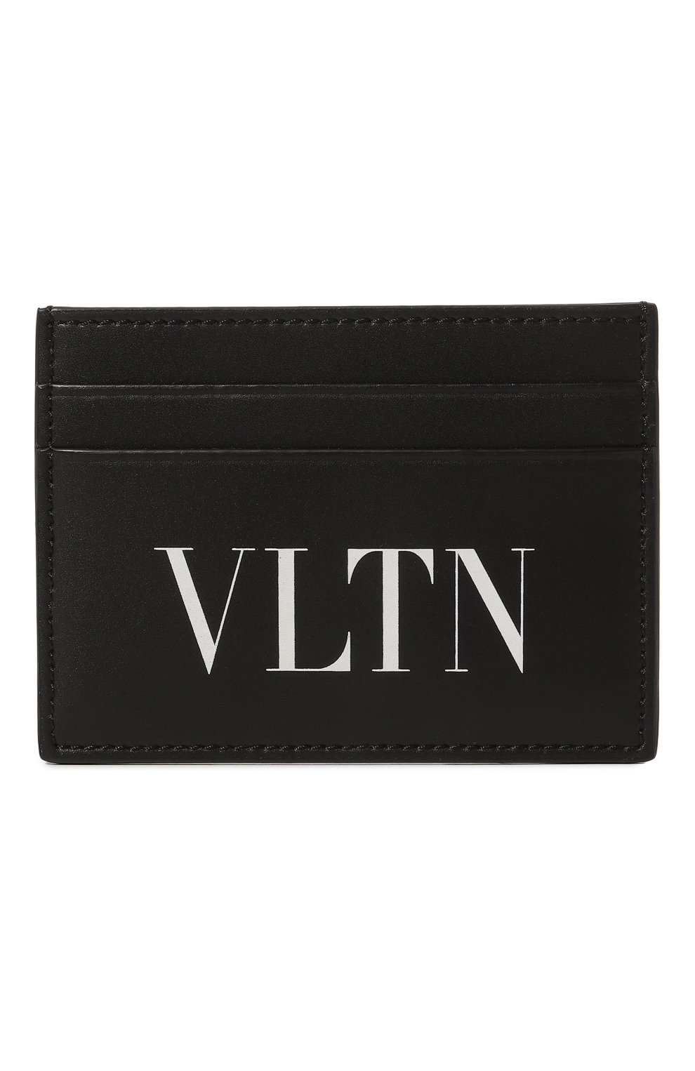 Мужской кожаный футляр для кредитных карт VALENTINO черного цвета, арт. 1Y2P0T83/LVN0NI | Фото 1 (Материал: Натуральная кожа)