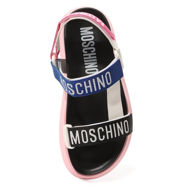 Текстильные сандалии Moschino MA16244G1G/MU1, цвет разноцветный, размер 40 MA16244G1G/MU1 - фото 6