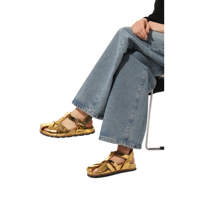 фото Кожаные сандалии dries van noten