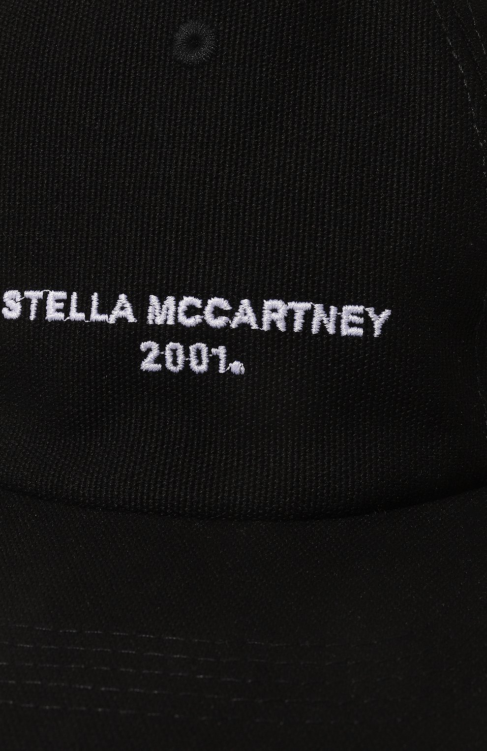 Женская хлопковая бейсболка STELLA MCCARTNEY черного цвета, арт. 570194/WP00231019 | Фото 4 (Материал: Текстиль, Хлопок)