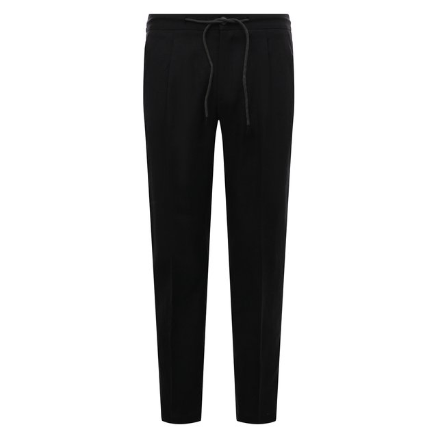 Льняные брюки Gran Sasso 76114/50017, цвет чёрный, размер 50