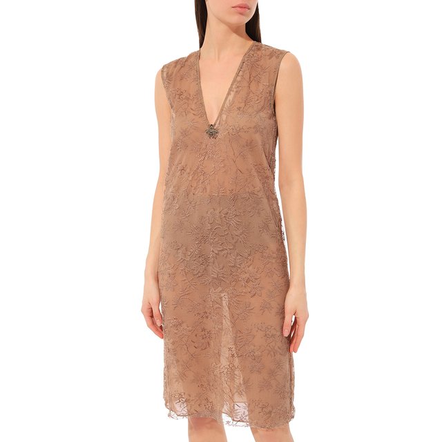 фото Шелковое платье gucci