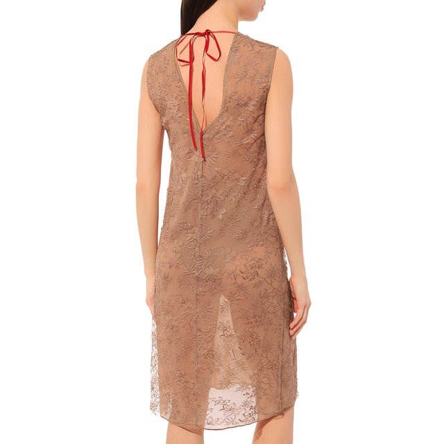 фото Шелковое платье gucci