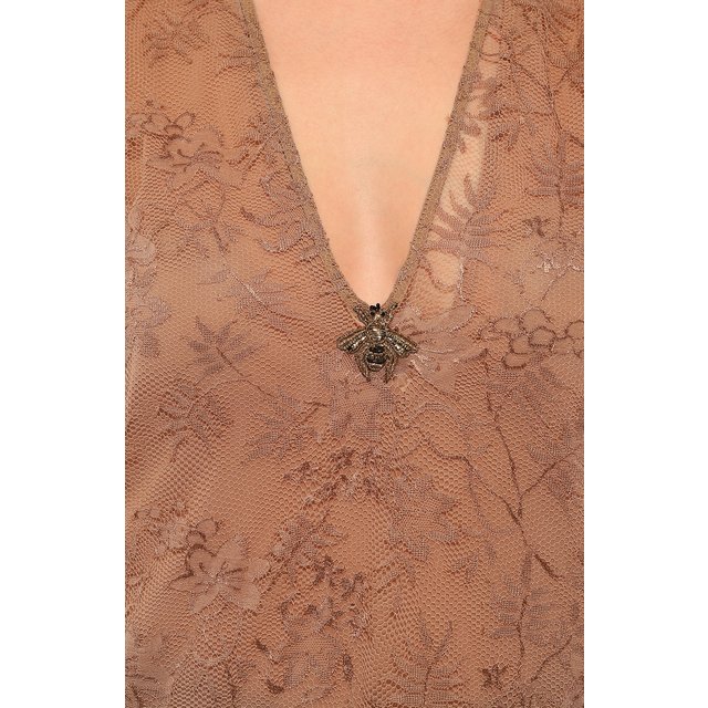 фото Шелковое платье gucci