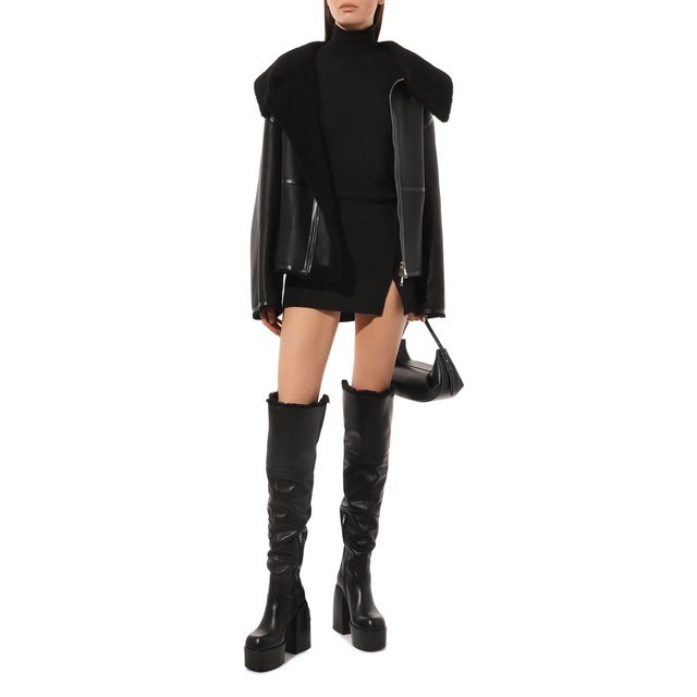 фото Кожаные ботфорты jealous naked wolfe