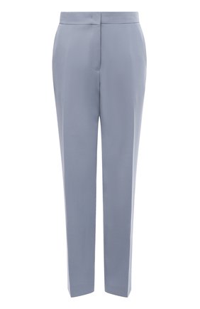Женские шерстяные брюки JIL SANDER светло-голубого цвета по цене 85400 руб., арт. J02KA0015/J40103 | Фото 1