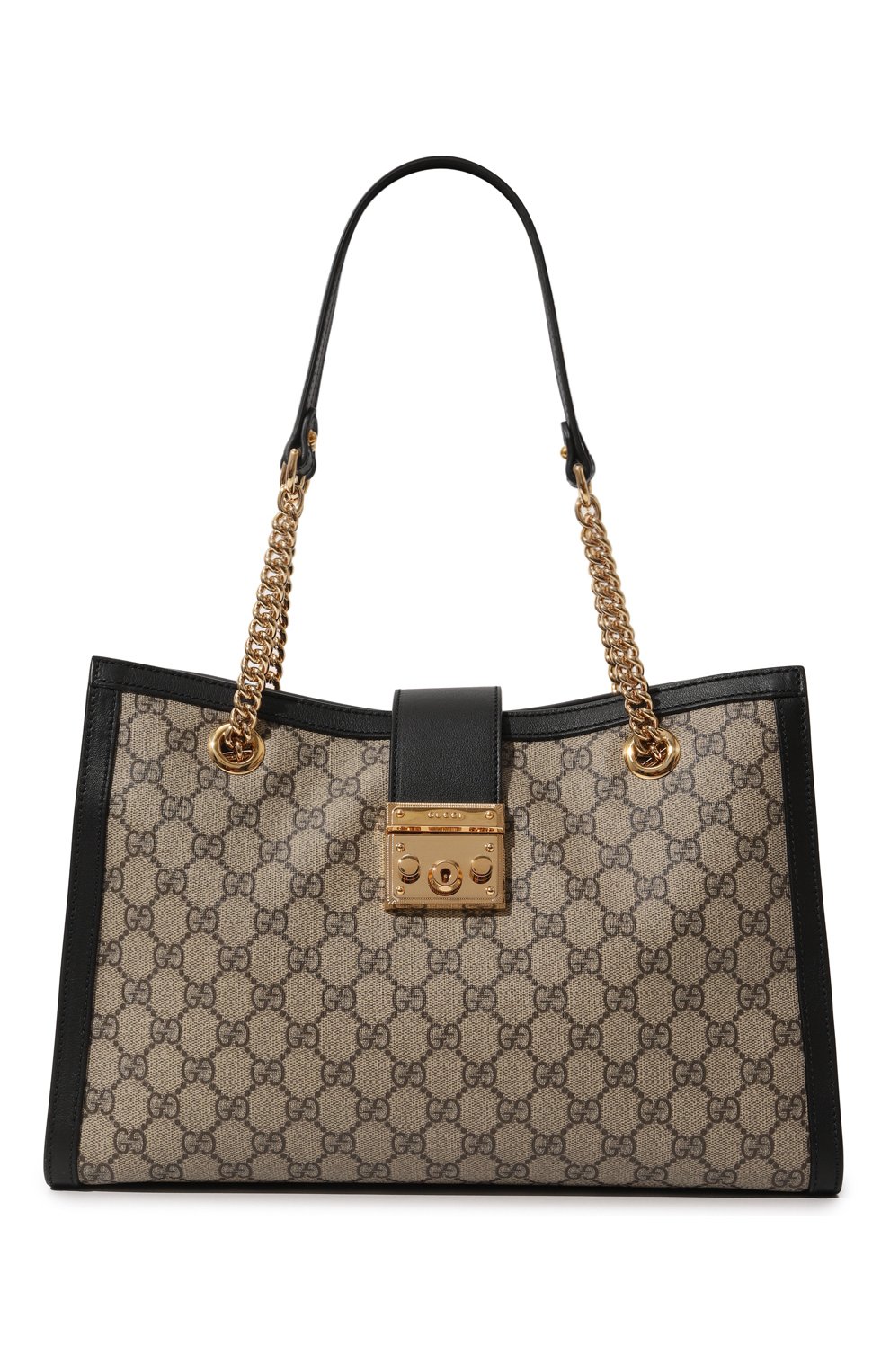 Женская бежевая сумка padlock gg medium GUCCI купить в интернет