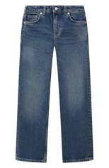 Детские джинсы SCOTCH&SODA синего цвета, арт. 170095-23-SSGM-C85 | Фото 1 (Материал внешний: Хлопок, Лиоцелл, Растительное волокно; Детали: Потертости)