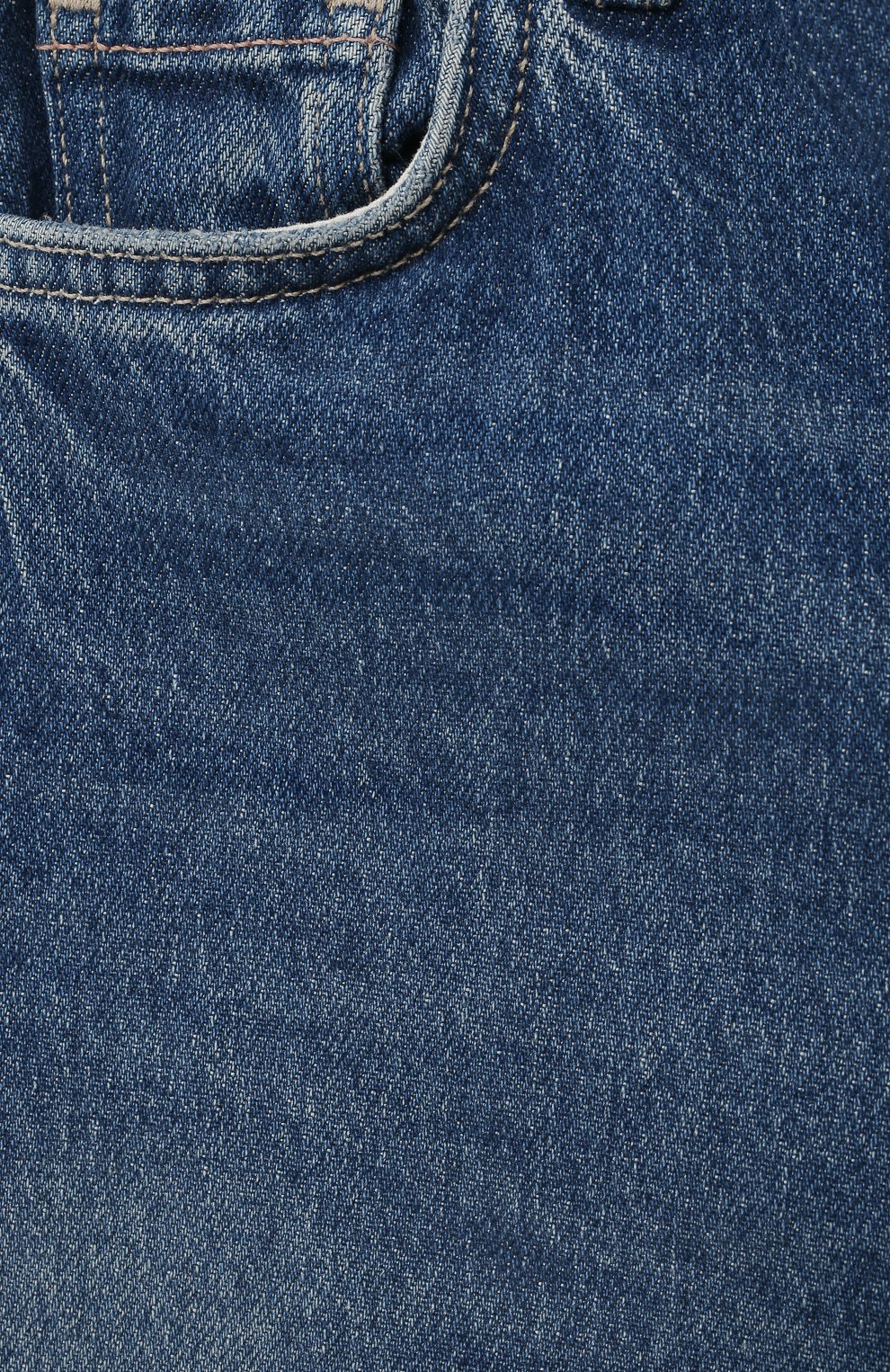 Детские джинсы SCOTCH&SODA синего цвета, арт. 170095-23-SSGM-C85 | Фото 3 (Материал внешний: Хлопок, Лиоцелл, Растительное волокно; Детали: Потертости)