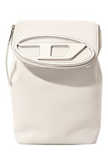 Женский рюкзак 1dr DIESEL белого цвета, арт. X08753/PR818 | Фото 1 (Материал: Натуральная кожа; Стили: Кэжуэл; Размер: large)