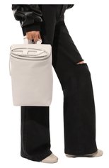 Женский рюкзак 1dr DIESEL белого цвета, арт. X08753/PR818 | Фото 2 (Материал: Натуральная кожа; Стили: Кэжуэл; Размер: large)