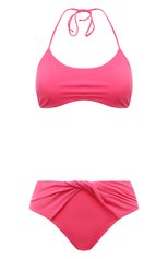 Женский раздельный купальник MORE NOIR розового цвета, арт. MN-SWM/0LIVIA/PI | Фото 1 (Женское Кросс-КТ: Раздельные купальники; Материал внешний: Синтетический материал)