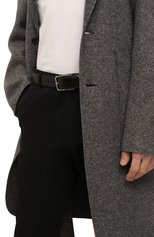 Мужской кожаный ремень CORNELIANI черного цвета, арт. 91V301-3120830 | Фото 2 (Материал: Натуральная кожа; Случай: Формальный)