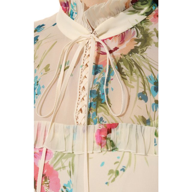 фото Шелковое платье gucci