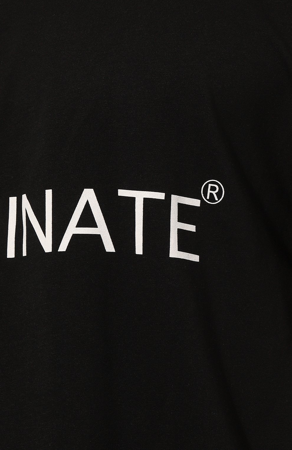 Мужская хлопковая футболка HINNOMINATE черного цвета, арт. HUS3/HNM207 | Фото 5 (Рукава: Короткие; Длина (для топов): Стандартные; Принт: С принтом; Материал внешний: Хлопок; Стили: Спорт-шик)