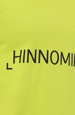 Мужская хлопковая футболка HINNOMINATE салатового цвета, арт. HUS3/HNM207 | Фото 5 (Рукава: Короткие; Длина (для топов): Стандартные; Принт: С принтом; Материал внешний: Хлопок; Стили: Спорт-шик)