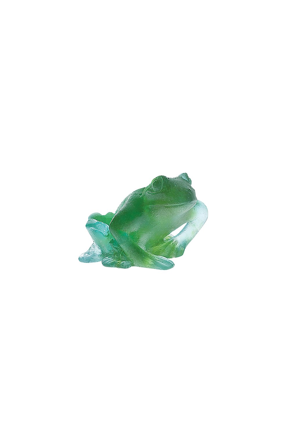 Скульптура лягушка DAUM зеленого цвета, арт. 03281 | Фото 1