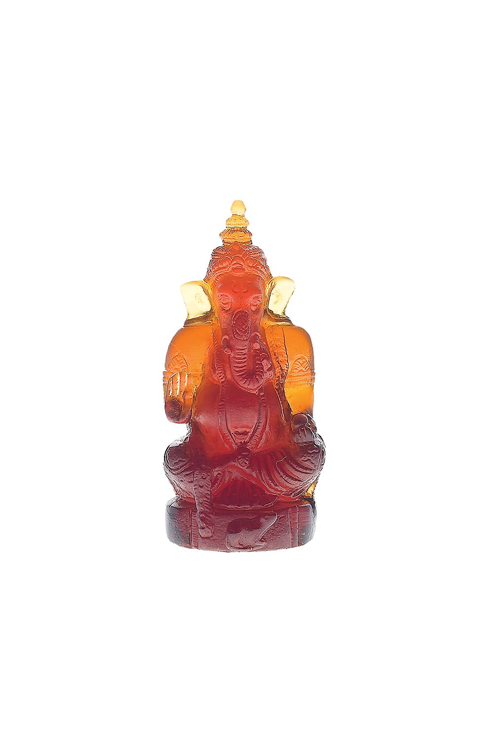 Скульптура ganesha DAUM темно-оранжевого цвета, арт. 01282-3 | Фото 1