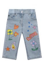 Детские джинсы STELLA MCCARTNEY голубого цвета, арт. TS6000 | Фото 1