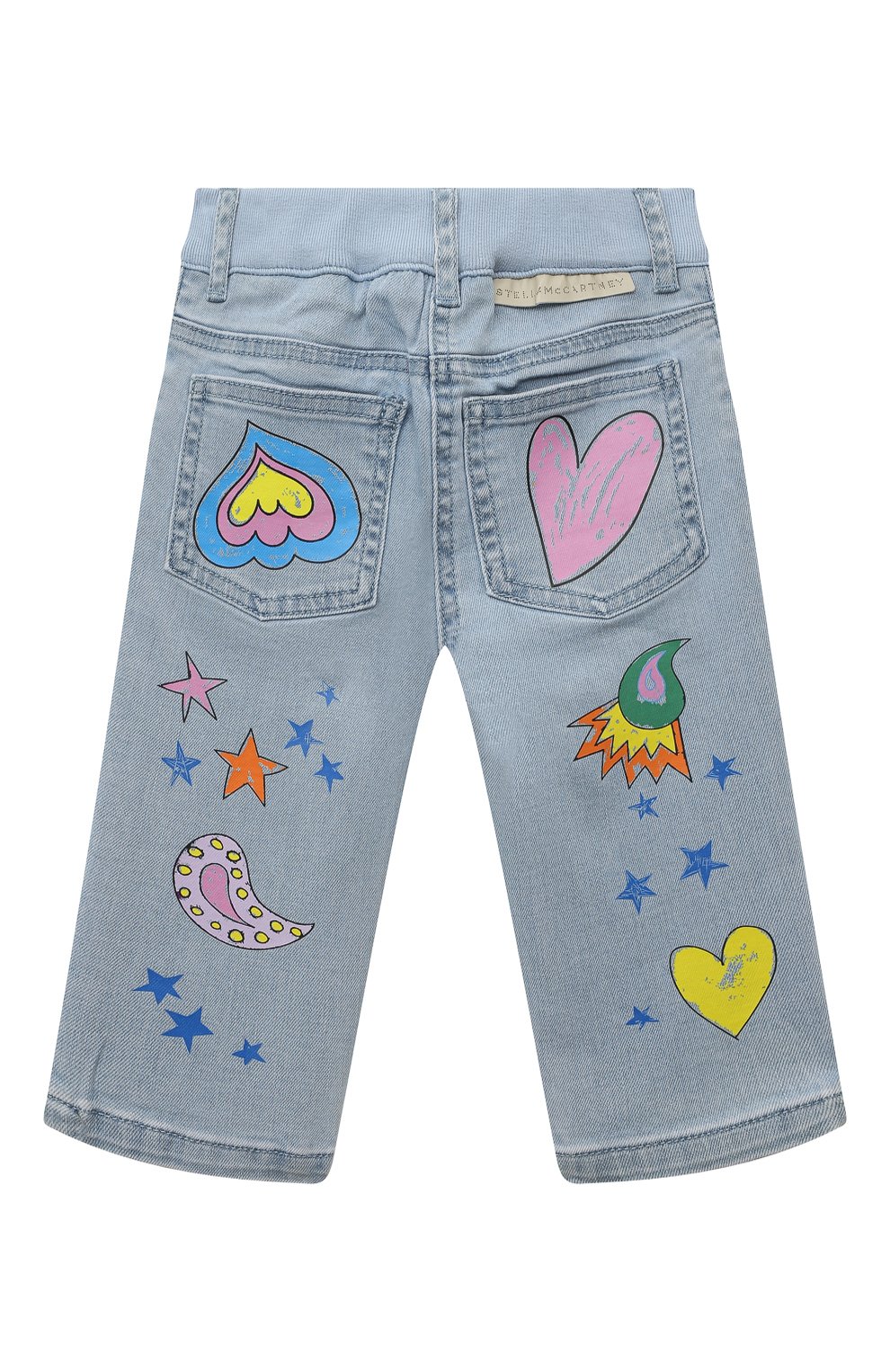 Детские джинсы STELLA MCCARTNEY голубого цвета, арт. TS6000 | Фото 2