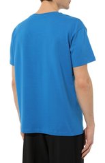 Мужская хлопковая футболка HINNOMINATE синего цвета, арт. HUS3/HNM207 | Фото 4 (Рукава: Короткие; Длина (для топов): Стандартные; Принт: С принтом; Материал внешний: Хлопок; Стили: Кэжуэл)