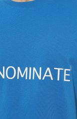 Мужская хлопковая футболка HINNOMINATE синего цвета, арт. HUS3/HNM207 | Фото 5 (Рукава: Короткие; Длина (для топов): Стандартные; Принт: С принтом; Материал внешний: Хлопок; Стили: Кэжуэл)