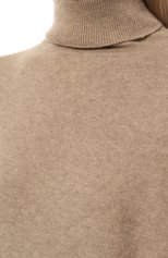 Женск�ая водолазка TEGIN бежевого цвета, арт. 5638-004 | Фото 5 (Женское Кросс-КТ: Водолазка-одежда; Материал внешний: Шерсть, Кашемир; Стили: Кэжуэл)