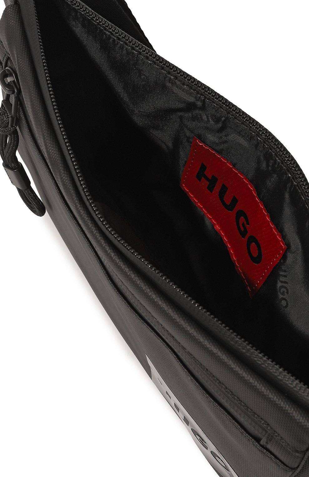 Текстильная поясная сумка HUGO 50482312, цвет чёрный, размер NS - фото 5