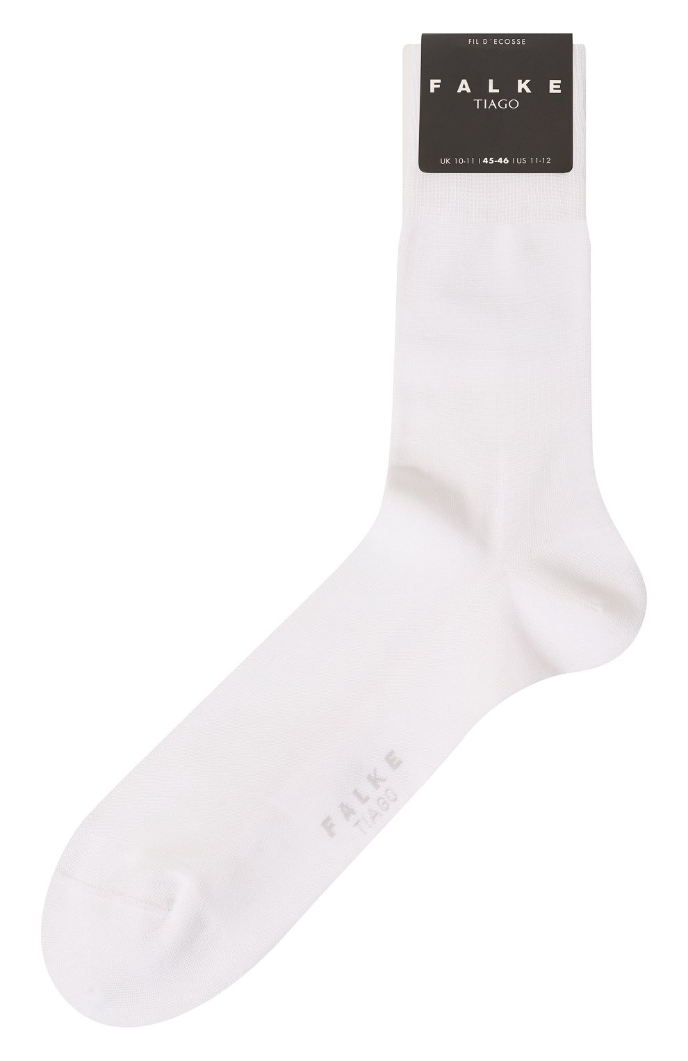 Мужские хлопковые носки FALKE белого цвета, арт. 14792 | Фото 1 (Кросс-КТ: бельё; Материал внешний: Хлопок)