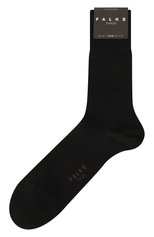 Мужские хлопковые носки FALKE черного цвета, арт. 14792 | Фото 1 (Кросс-КТ: бельё; Материал внешний: Хлопок)