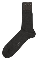 Мужские хлопковые носки FALKE темно-серого цвета, арт. 14792 | Фото 1 (Кросс-КТ: бельё; Материал внешний: Хлопок)