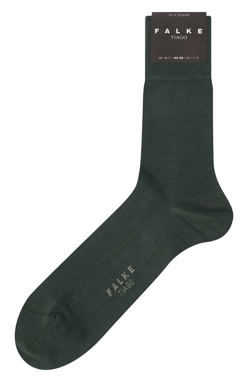 Мужские хлопковые носки FALKE хаки цвета, арт. 14792 | Фото 1 (Кросс-КТ: бельё; Материал внешний: Хлопок)