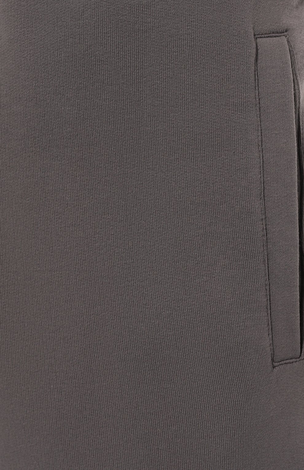 Мужские хлопковые джоггеры HINNOMINATE темно-серого цвета, арт. HUS3/HNM182 | Фото 5 (Длина (брюки, джинсы): Стандартные; Материал внешний: Хлопок; Стили: Спорт-шик; Силуэт М (брюки): Джоггеры)