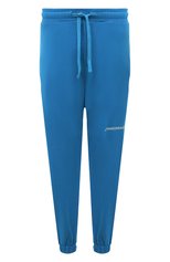 Мужские хлопковые джоггеры HINNOMINATE синего цвета, арт. HUS3/HNM182 | Фото 1 (Длина (брюки, джинсы): Стандартные; Материал внешний: Хлопок; Стили: Спорт-шик; Силуэт М (брюки): Джоггеры)