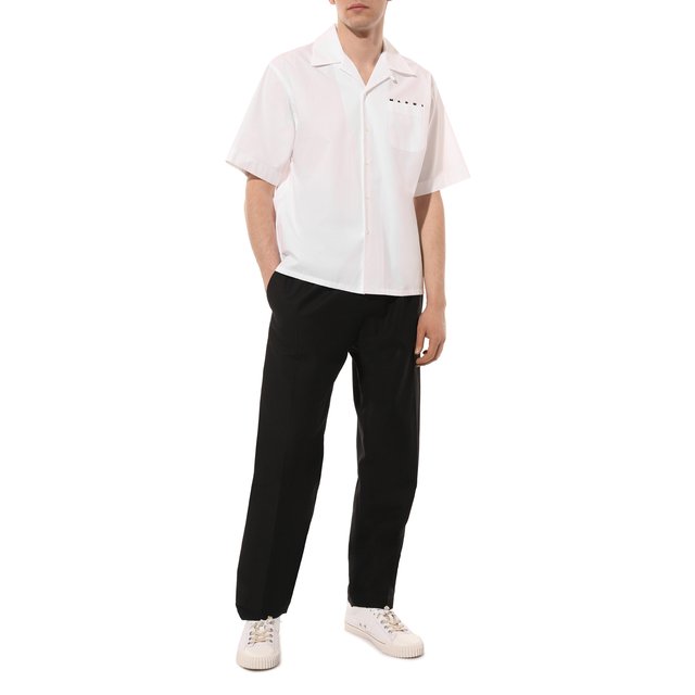 фото Хлопковая рубашка marni