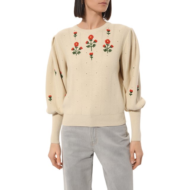 фото Пуловер из шерсти и хлопка gucci