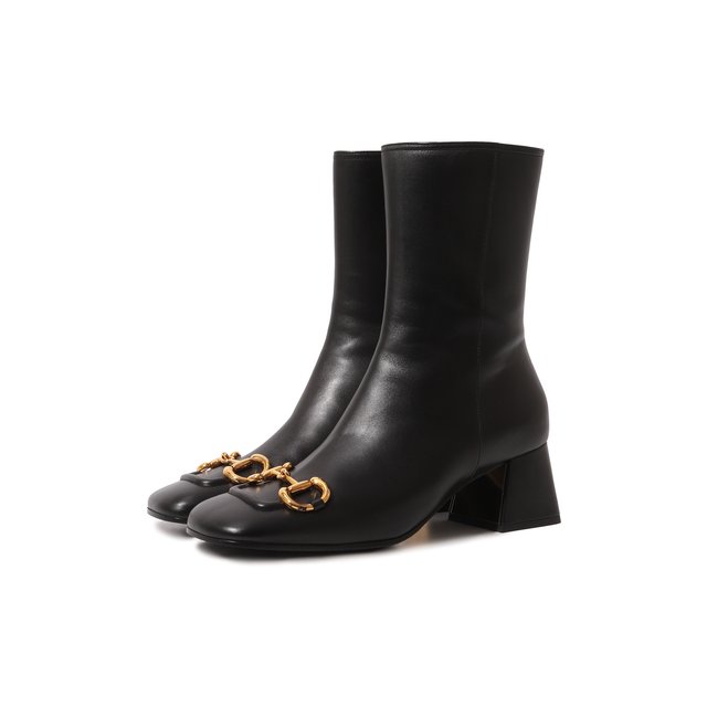 фото Кожаные ботильоны baby gucci