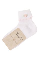 Детские хлопковые носки STORY LORIS белого цвета, арт. 9037 | Фото 1