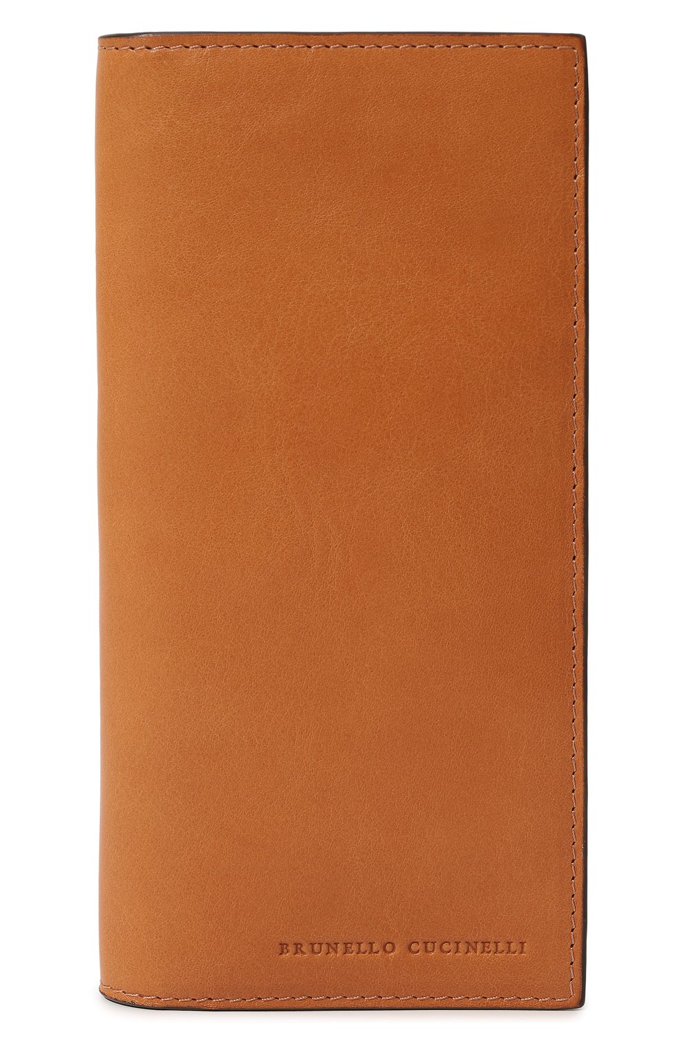 Мужской кожаный футляр для кредитных карт BRUNELLO CUCINELLI светло-коричневого цвета, арт. MWTGU163 | Фото 1 (Материал: Натуральная кожа)