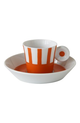 Набор из двух кофейных чашек с блюдцами irazu BERNARDAUD оранжевого цвета, арт. 2052/21957 | Фото 2