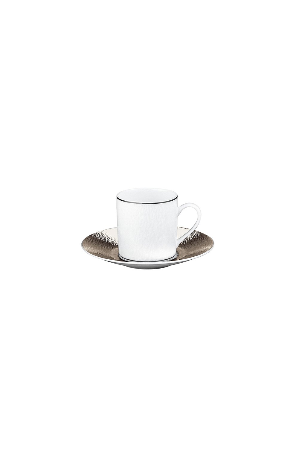 Чашка кофейная с блюдцем dune BERNARDAUD белого цвета, арт. 1359/79 | Фото 1 (Ограничения доставки: fragile-2)