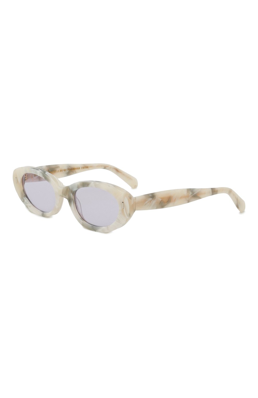 Женские солнцезащитные очки GAST разноцветного цвета, арт. ESSI WHITE PEARL | Фото 1 (Материал: Пластик; Тип очков: С/з; Оптика Гендер: оптика-женское; Очки форма: Овальные)