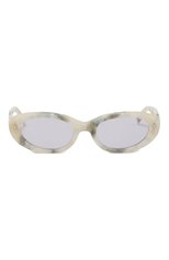 Женские солнцезащитные очки GAST разноцветного цвета, арт. ESSI WHITE PEARL | Фото 3 (Материал: Пластик; Тип очков: С/з; Оптика Гендер: оптика-женское; Очки форма: Овальные)