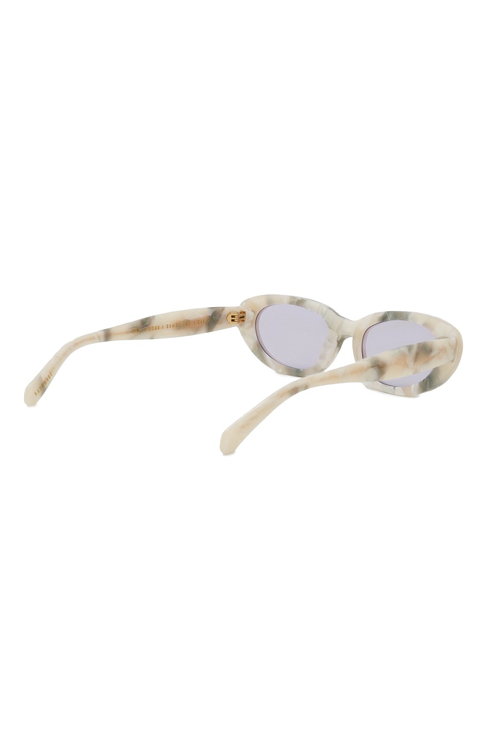 Женские солнцезащитные очки GAST разноцветного цвета, арт. ESSI WHITE PEARL | Фото 4 (Материал: Пластик; Тип очков: С/з; Оптика Гендер: оптика-женское; Очки форма: Овальные)