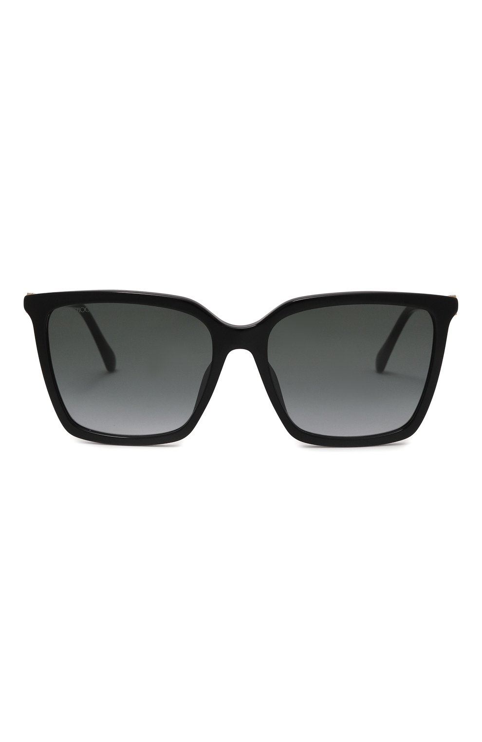 Женские солнцезащитные очки JIMMY CHOO черного цвета, арт. T0TTA/G 807 | Фото 3 (Материал: Пластик; Тип очков: С/з; Очки форма: Квадратные; Оптика Гендер: оптика-женское)