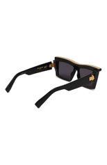 Женские солнцезащитные очки BALMAIN черного цвета, арт. BPS-131A | Фото 4 (Материал: Пластик; Тип очков: С/з; Оптика Гендер: оптика-женское; Очки форма: Прямоугольные)