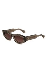 Женские солнцезащитные очки VALENTINO серого цвета, арт. VLS-101C | Фото 1 (Материал: Пластик; Тип очков: С/з; Оптика Гендер: оптика-женское; Очки форма: Cat-eye)
