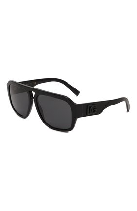 Мужские солнцезащитные очки DOLCE & GABBANA черного цвета по цене 0 руб., арт. 4403-501/87 | Фото 1