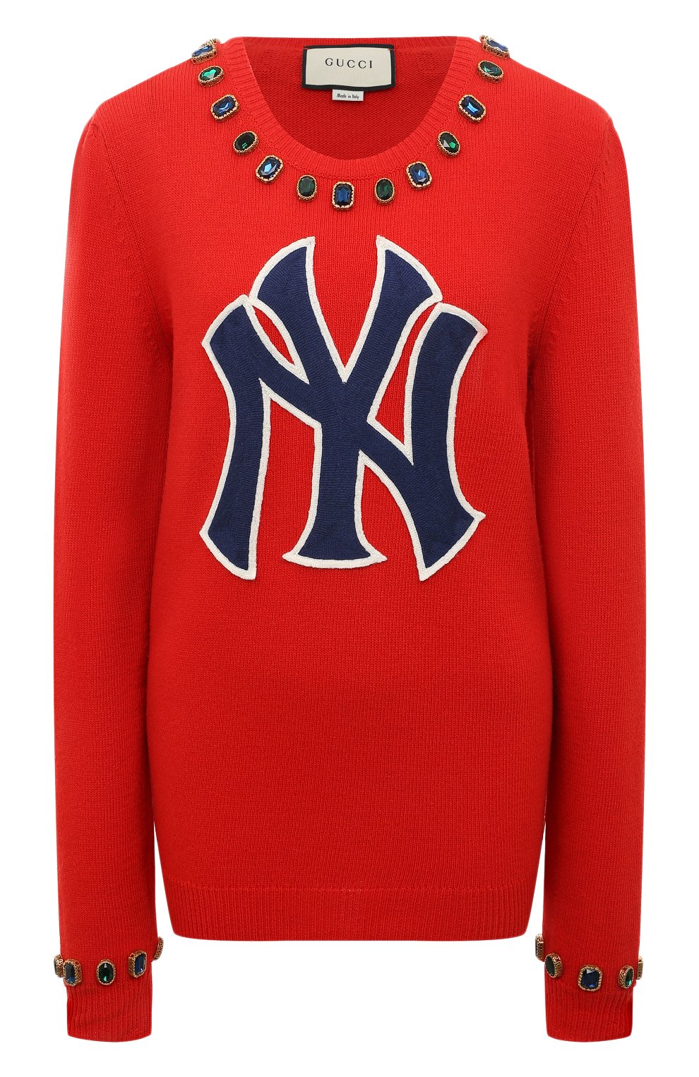 Шерстяной пуловер Gucci x NY Yankees Gucci